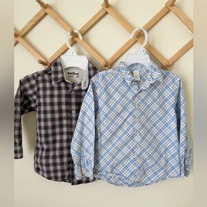 Bundle of 2 Boys Button Down Shirt